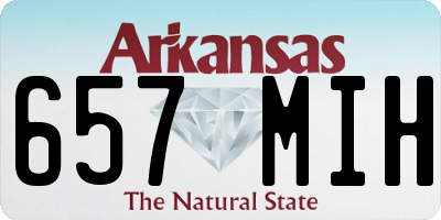 AR license plate 657MIH