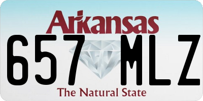 AR license plate 657MLZ