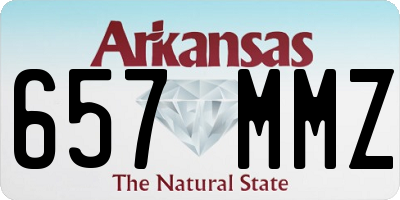 AR license plate 657MMZ