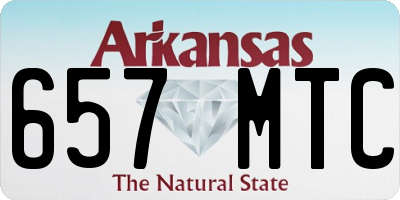 AR license plate 657MTC