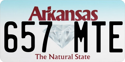 AR license plate 657MTE