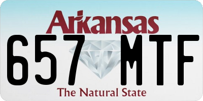 AR license plate 657MTF