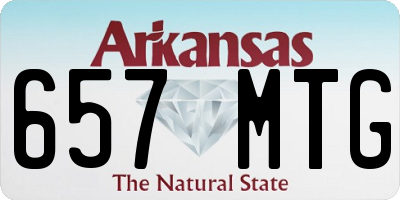 AR license plate 657MTG