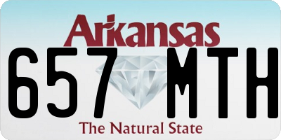 AR license plate 657MTH