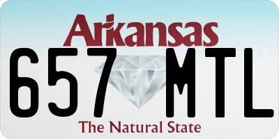 AR license plate 657MTL