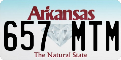 AR license plate 657MTM