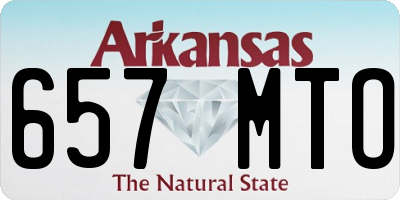 AR license plate 657MTO