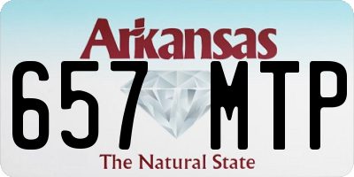 AR license plate 657MTP