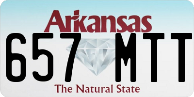 AR license plate 657MTT