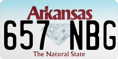 AR license plate 657NBG