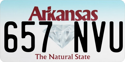 AR license plate 657NVU