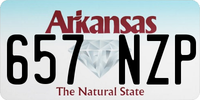 AR license plate 657NZP