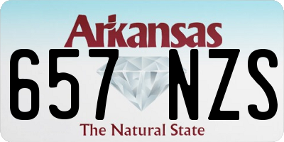 AR license plate 657NZS