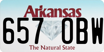 AR license plate 657OBW