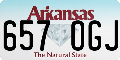 AR license plate 657OGJ