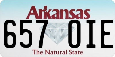 AR license plate 657OIE