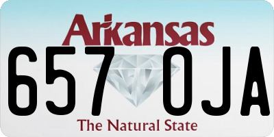AR license plate 657OJA