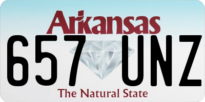 AR license plate 657UNZ