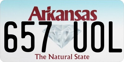 AR license plate 657UOL