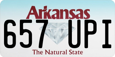 AR license plate 657UPI