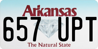 AR license plate 657UPT