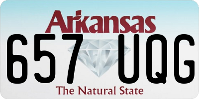 AR license plate 657UQG