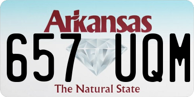 AR license plate 657UQM