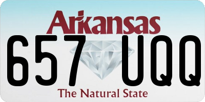 AR license plate 657UQQ