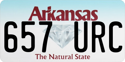 AR license plate 657URC