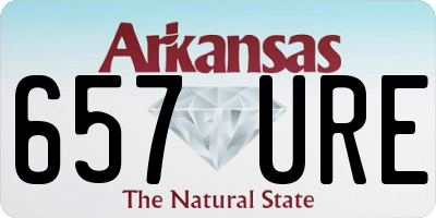 AR license plate 657URE