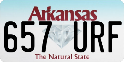 AR license plate 657URF