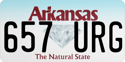 AR license plate 657URG