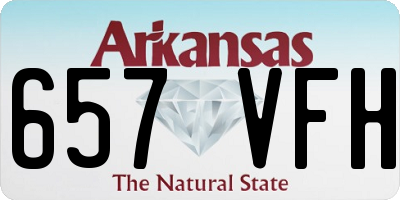 AR license plate 657VFH