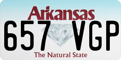AR license plate 657VGP