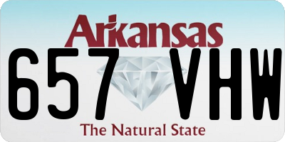 AR license plate 657VHW
