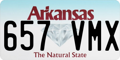 AR license plate 657VMX