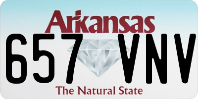 AR license plate 657VNV
