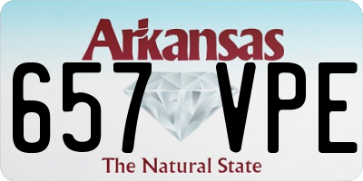 AR license plate 657VPE