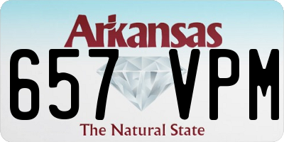 AR license plate 657VPM
