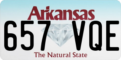 AR license plate 657VQE
