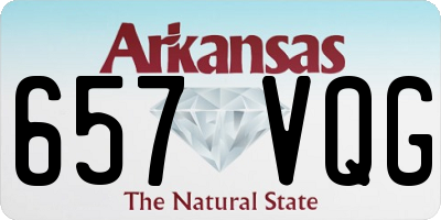AR license plate 657VQG