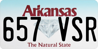 AR license plate 657VSR