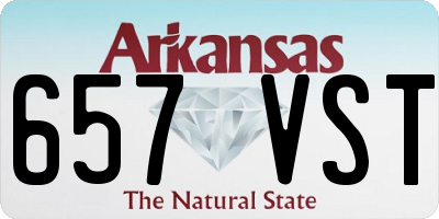 AR license plate 657VST
