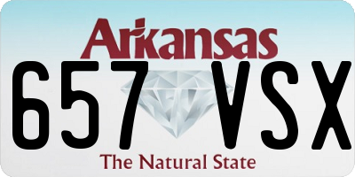 AR license plate 657VSX