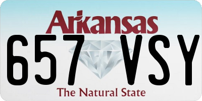 AR license plate 657VSY