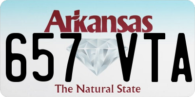AR license plate 657VTA