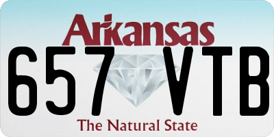 AR license plate 657VTB