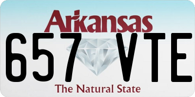 AR license plate 657VTE