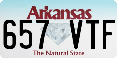 AR license plate 657VTF