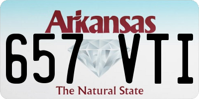 AR license plate 657VTI